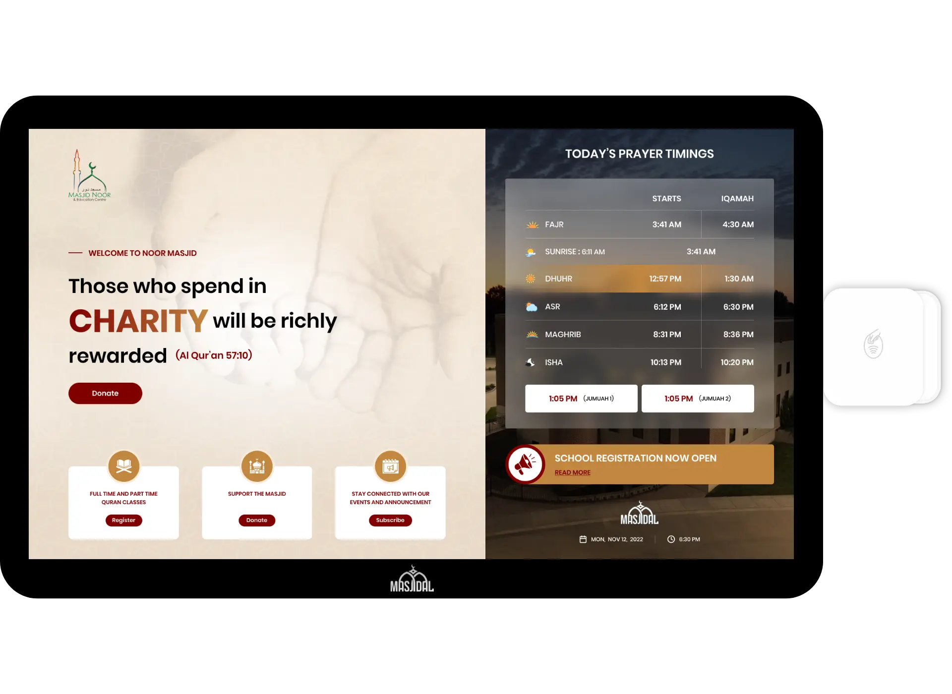 Donation Kiosk Masjidal